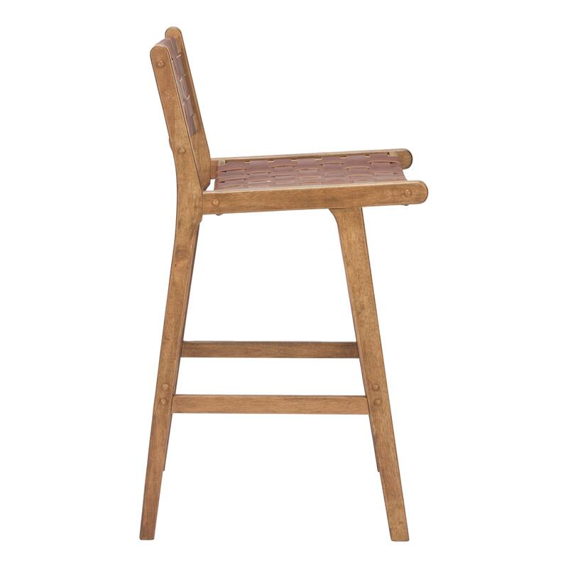 Feder Barstool Brown