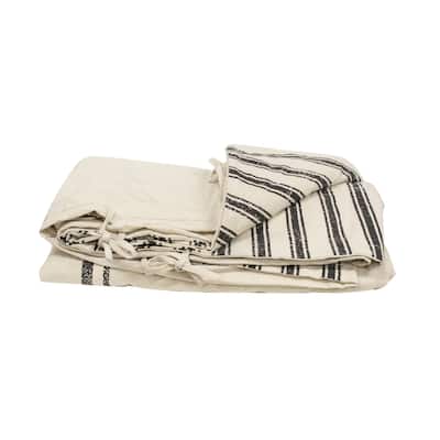 Farmhouse Stripe Duvet Cover Queen