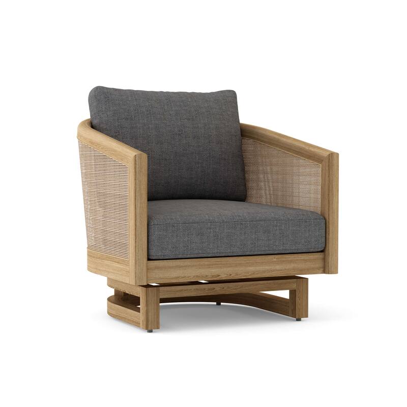 Catania Swivel Chair - Cast Charcoal