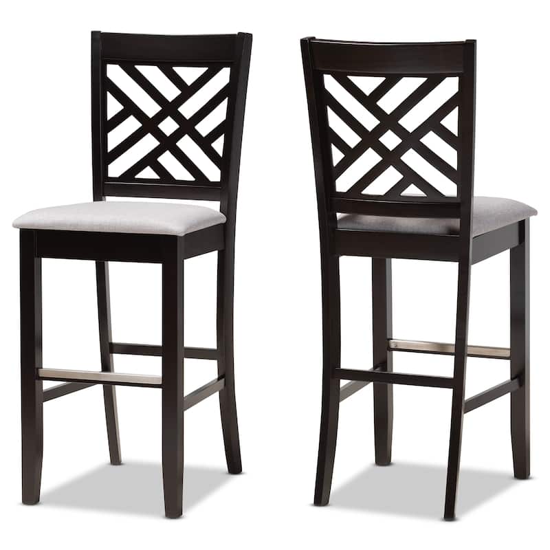 Jason Modern and Contemporary 2-Piece Bar Stool Set