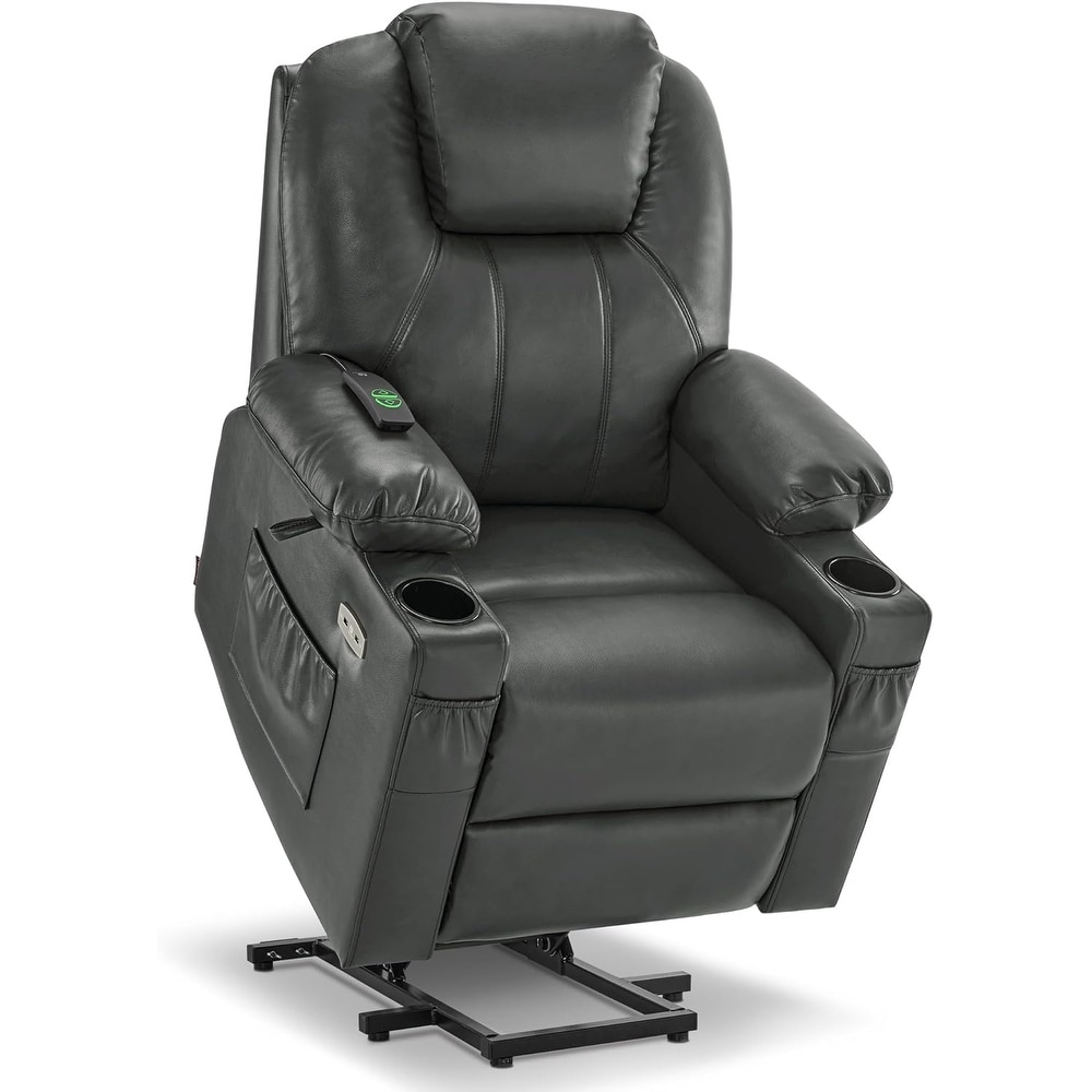 Windko gray faux leather tub chair best sale