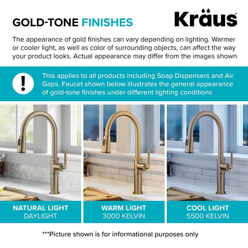 Kraus Oletto Pull Down Kitchen Faucet with QuickDock Technology,