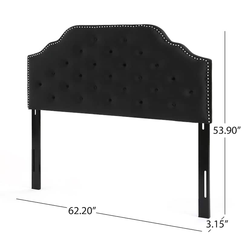 Mid Century Headboard for Queen Size Bed,Upholstered Tufted Bed Headboard