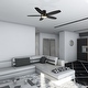 preview thumbnail 18 of 22, CARRO Cerus 48" 5-Blade Flush Mount Ceiling Fans with Light and Remote