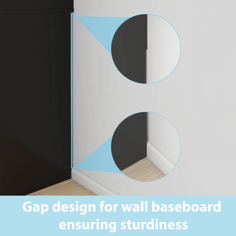 79''W Set of 2 Freestanding Closet System with Drawers, Reversible Wardrobe for Walk-in/ Reach-in Closet