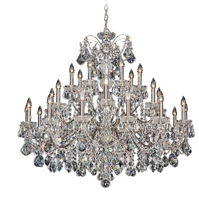 Century 28 Light Chandelier Clear Heritage Crystal - One Size