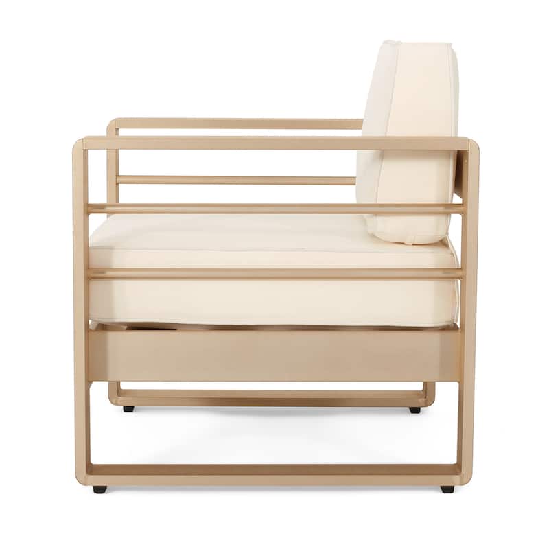 Maya Bay Aluminum Club Chairs (Set of 2) by Christopher Knight Home