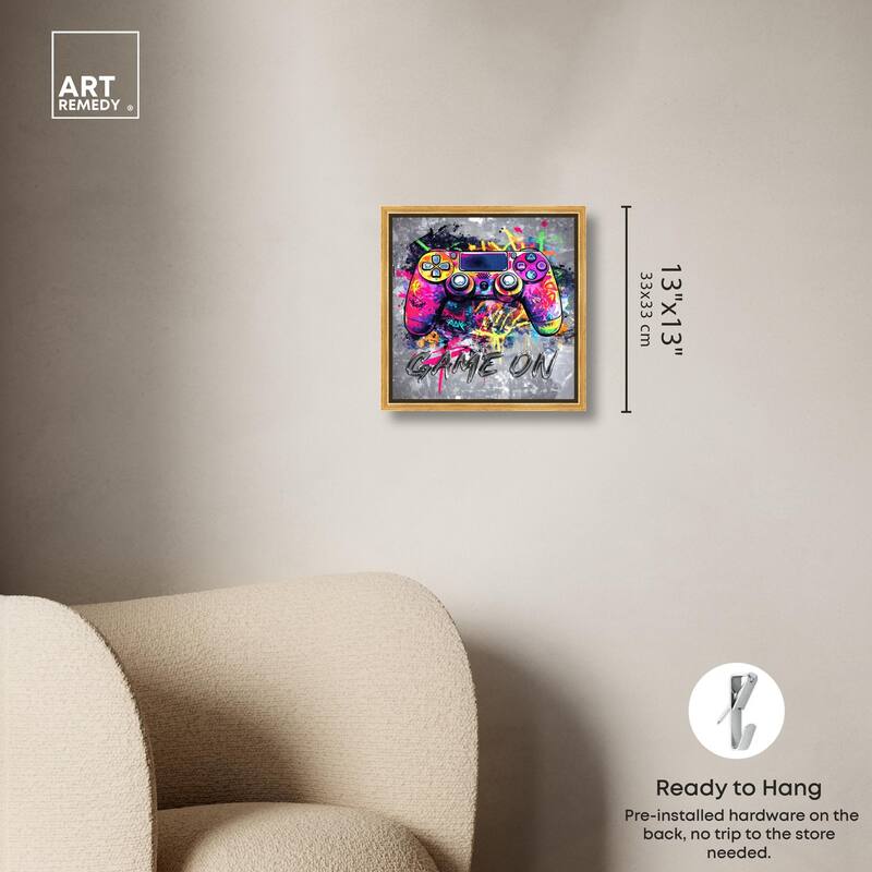 Game On Canvas by Art Remedy