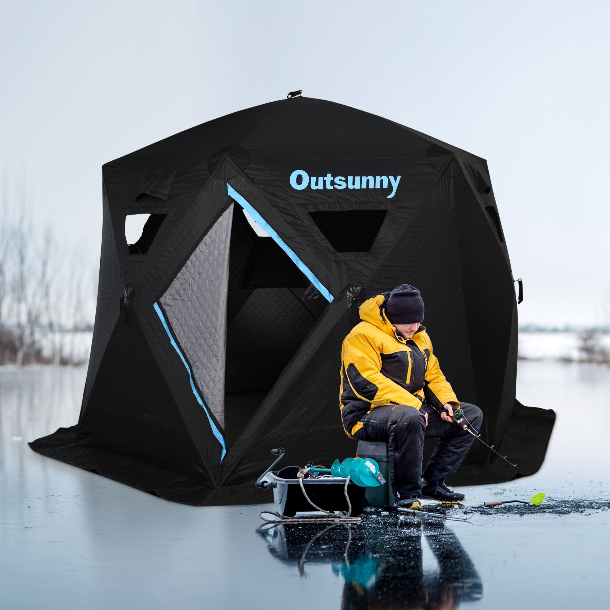 Outsunny ice shelter clearance
