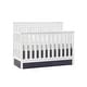 preview thumbnail 1 of 8, Oxford Baby Bennett 4 in 1 Convertible Crib Rustic White
