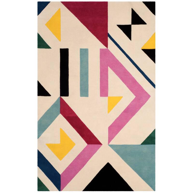 SAFAVIEH Handmade Fifth Avenue Heidje Mid-Century Modern Wool Rug