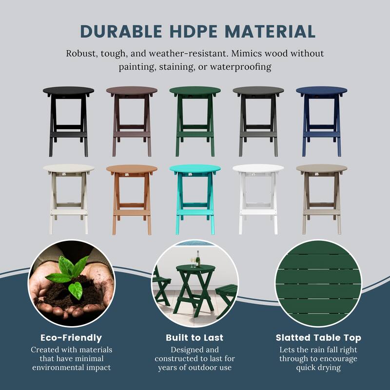 Laguna Patio Round Folding Dining Table