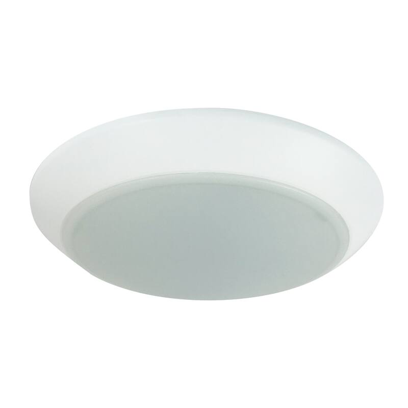 Nora Lighting NLOPAC-R8T2427 Opal 9-1/2" Wide 2700K LED Flush Mount - White