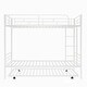 preview thumbnail 3 of 21, Merax Twin over Twin Metal Bunk Bed with Trundle