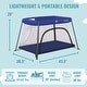 preview thumbnail 2 of 16, Dream On Me Travel Light Playard with Mesh Zipper Door