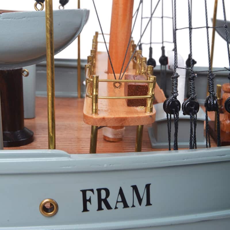 Fram Painted Admiral Line Ship Model Medium