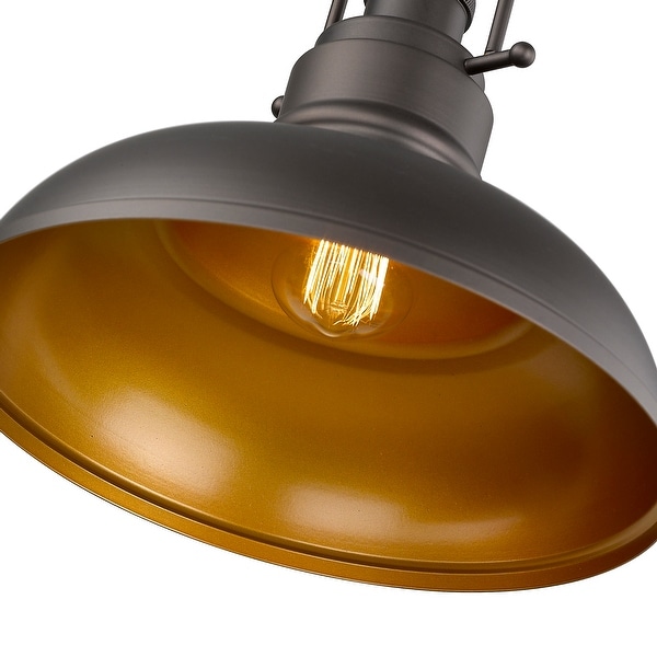 Single bulb industrial light fixture on sale