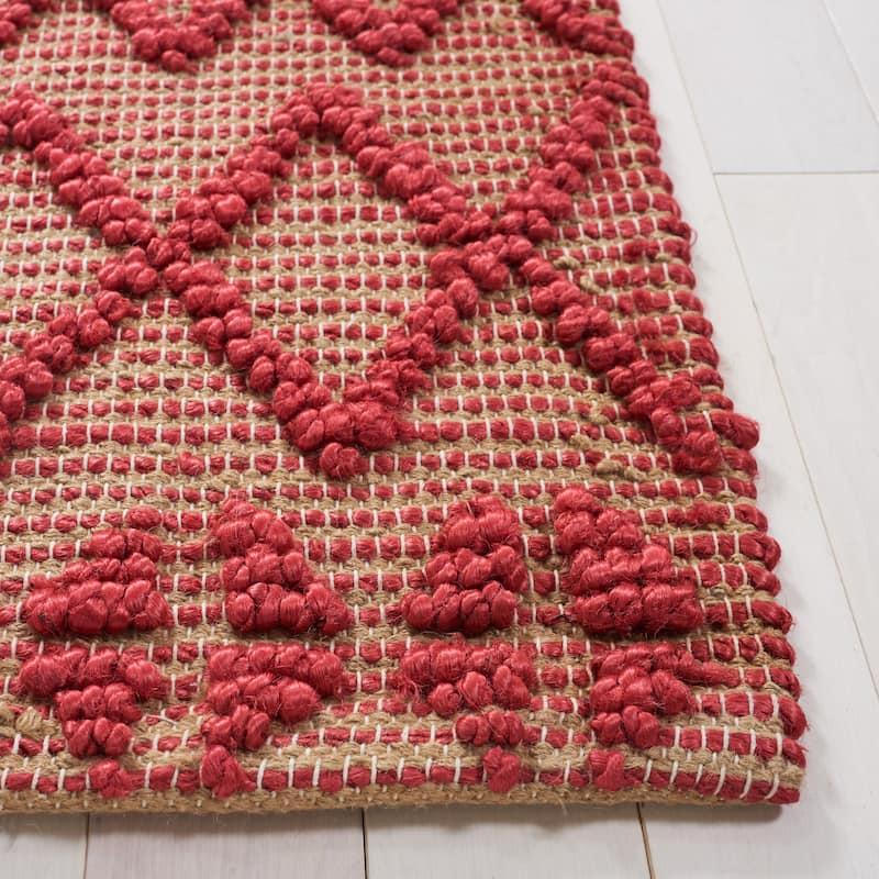 SAFAVIEH Flatweave Natural Fiber Willempje Geometric Jute Rug