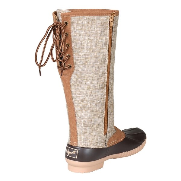 calf high duck boots