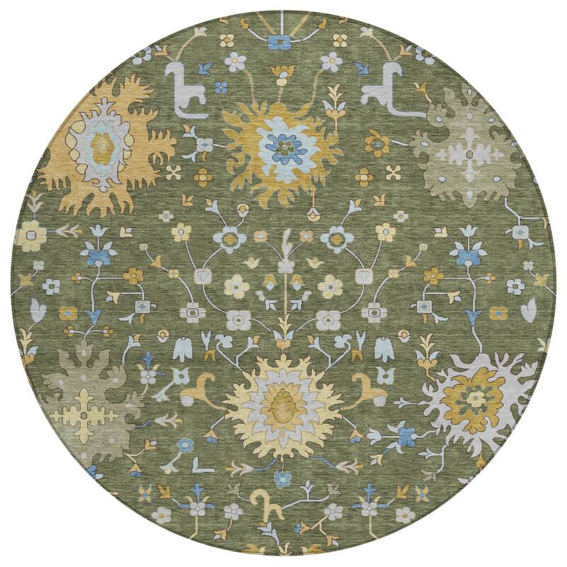 Machine Washable Indoor/ Outdoor Global Dillon Chantille Rug