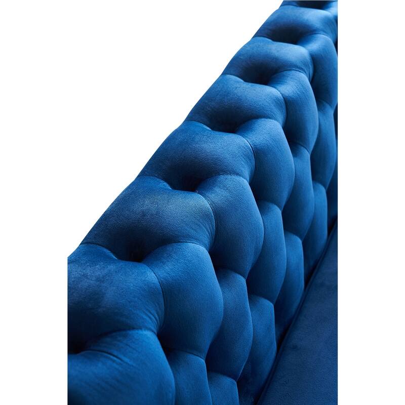 Modern Tufted Velvet Sofa