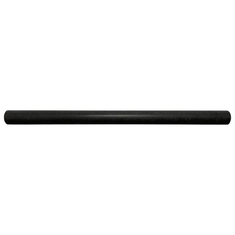 Vulcan Black 0.75" x 12" Pencil Liner - Box of 4 pieces' - Black