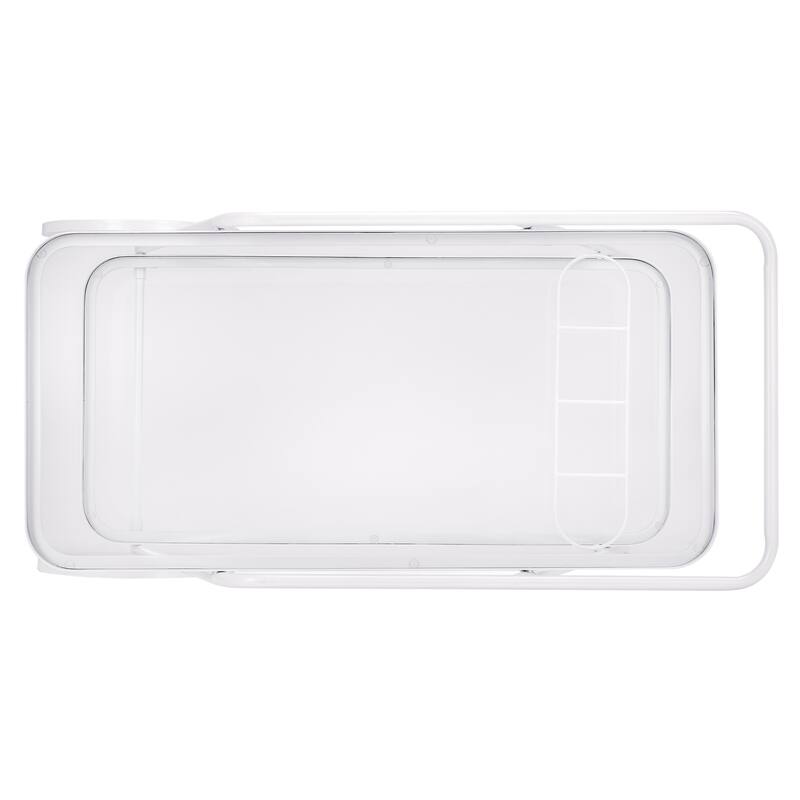 SAFAVIEH Home Zunia 2 Tier Bar Cart - 36"W x 19"D x 30"H