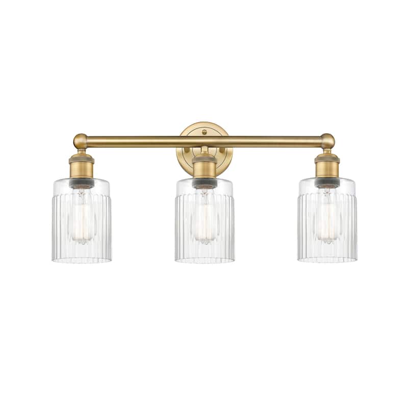 Innovations Lighting 616-3W-12-23 Hadley Vanity Hadley 3 Light 23" - Brushed Brass / Clear
