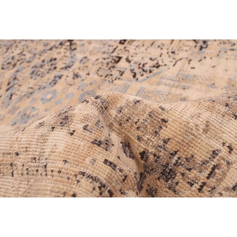 ECARPETGALLERY Hand-knotted Jules Serapi Beige Wool Rug - 8'2 x 9'9