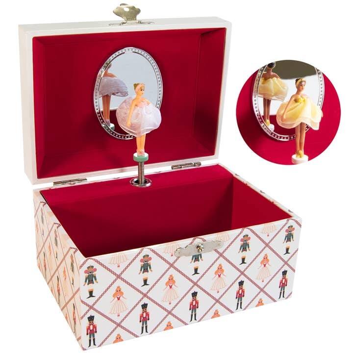 Mele and Co Nutcracker Musical Ballerina Jewelry Box - N/A