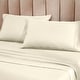preview thumbnail 9 of 30, Superior Cotton Blend 1200 Thread Count Solid Pillowcases, Set of 2 King - Ivory