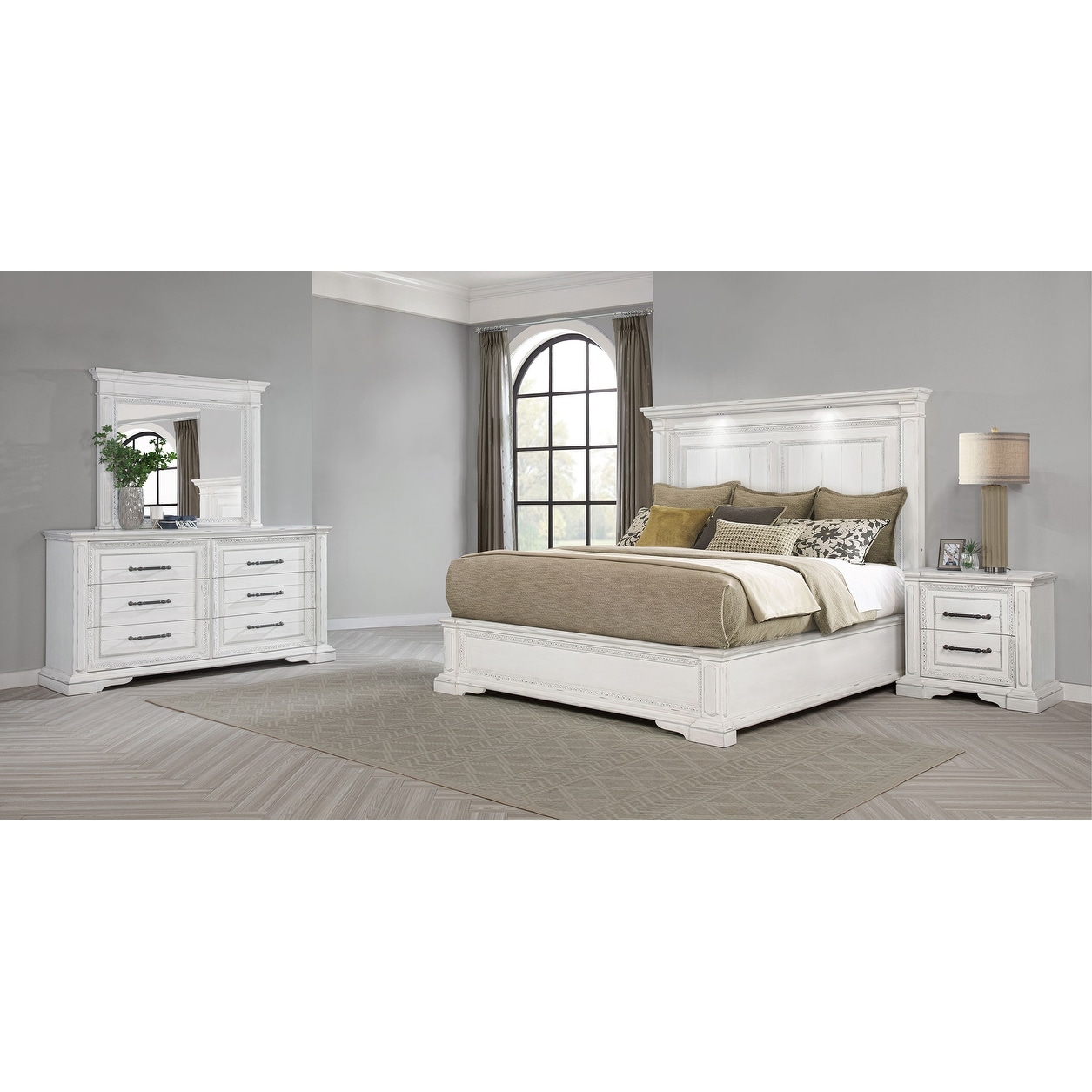 McKinney Bedroom Set Vintage White