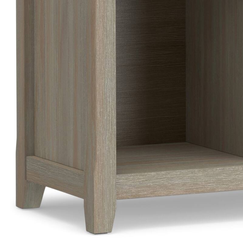 WYNDENHALL Normandy SOLID WOOD 57 inch Transitional 8 Cube Storage Sofa Table - 57"w x 15.75"d x 33"h