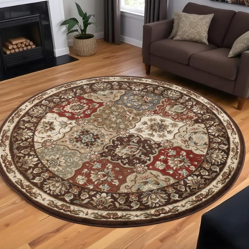 Superior Palmyra Traditional Floral Medallion Indoor Runner or Area Rug