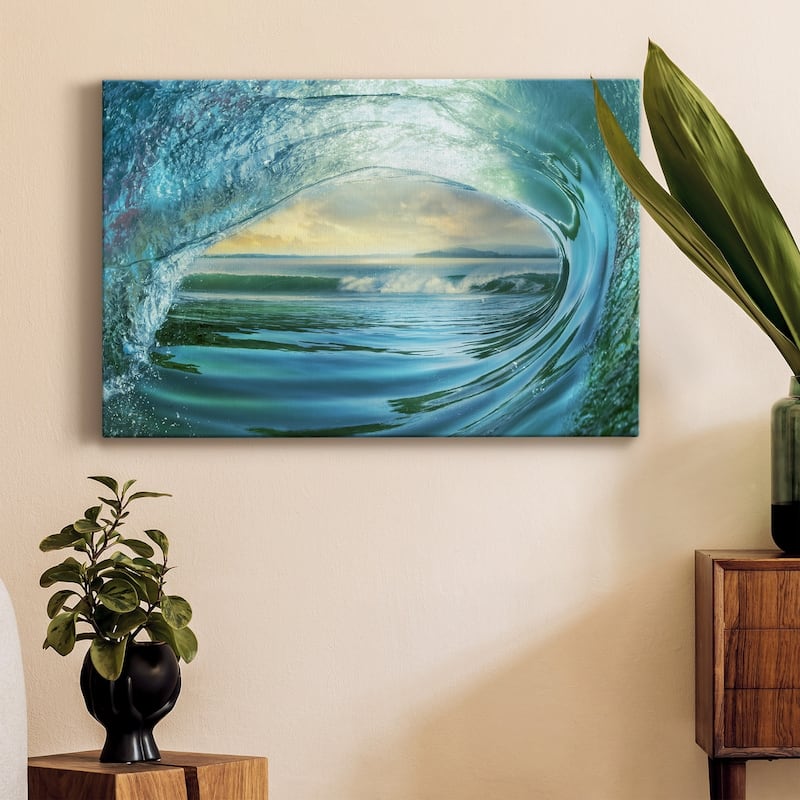 Big Wave Premium Gallery Wrapped Canvas - Ready to Hang