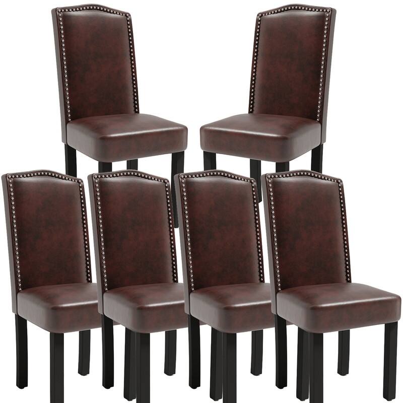 Dining Chairs With Upholstered Fabric (Set of 6)