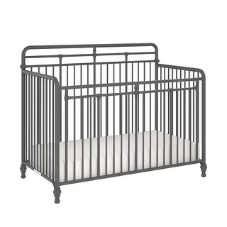 Little Seeds Monarch Hill Hawken 3 in 1 Convertible Metal Crib - N/A