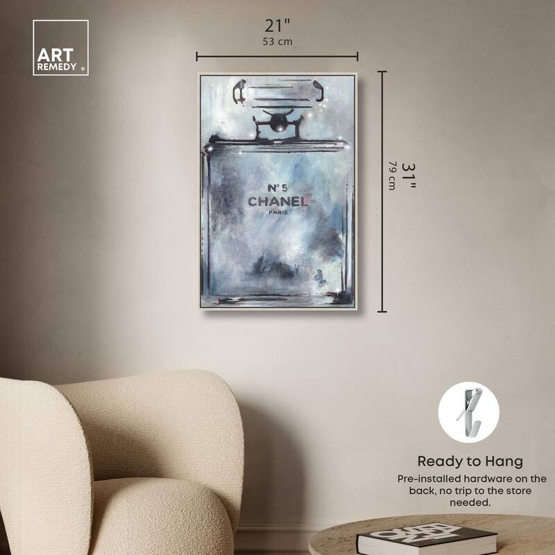 Doll Memories - Grey Perfume Canvas by Art Remedy