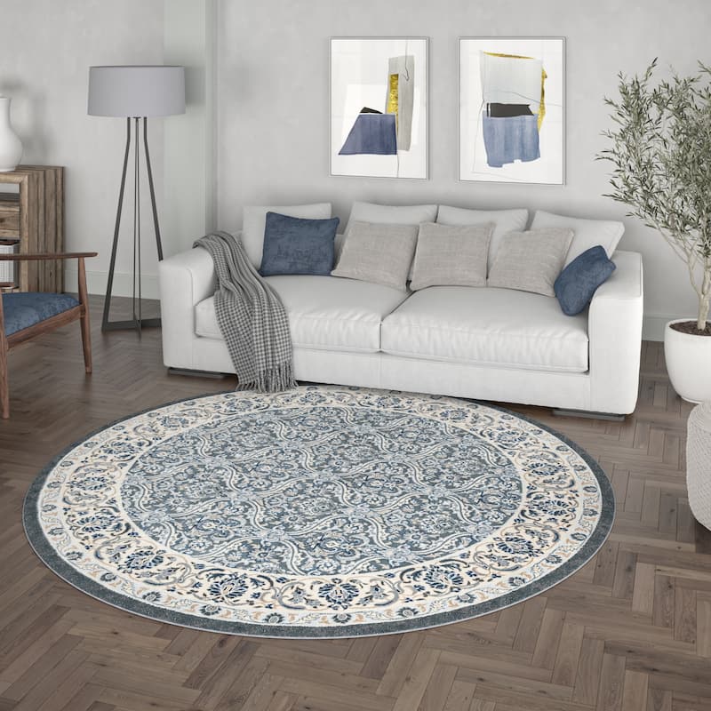 Carrington Traditional Border Indoor Area Rug