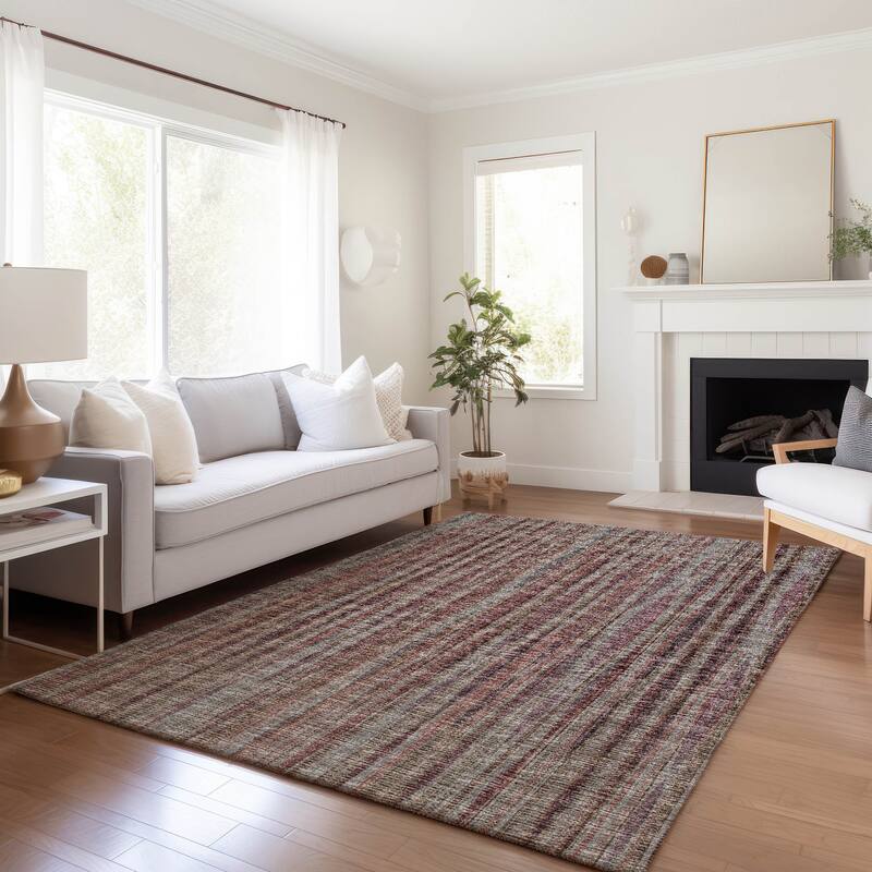 Premium Washable Super Soft Modern Stripes Mayfield Rug