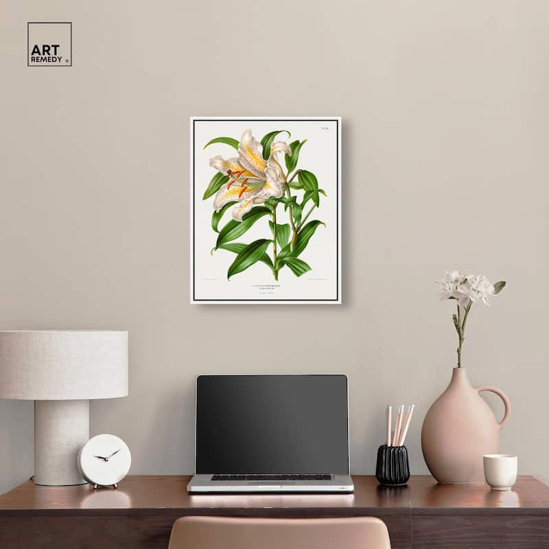 Lilium Speciosum Imperiale Canvas by Art Remedy