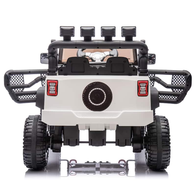 24V Kids Ride On Car W/Parents Remote ControlAdjustable speedLarge display screen,Safety Belt for Kids Aged 3+