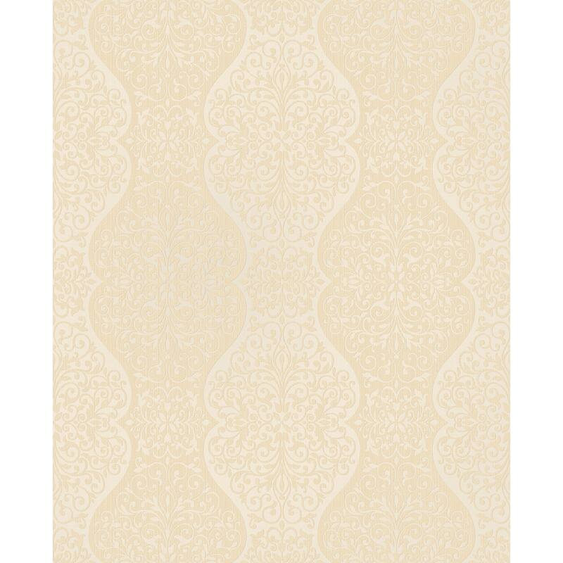 Decorline Cadence Gold Scroll Wallpaper - 20.5in x 396in x 0.025in