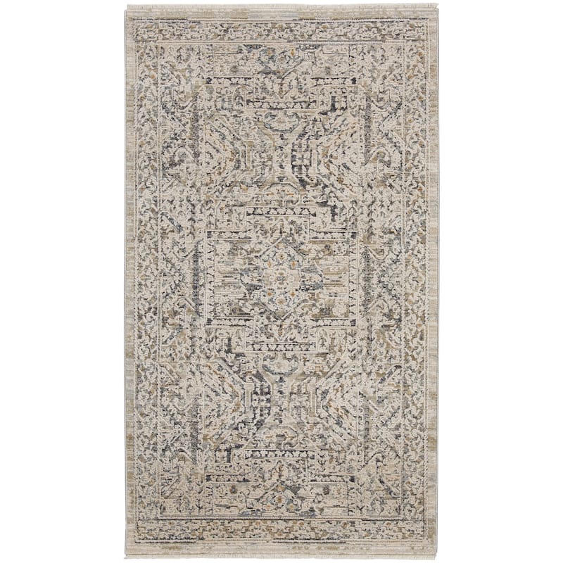 Nourison Nyle Vintage Persian Medallion Boho Area Rug