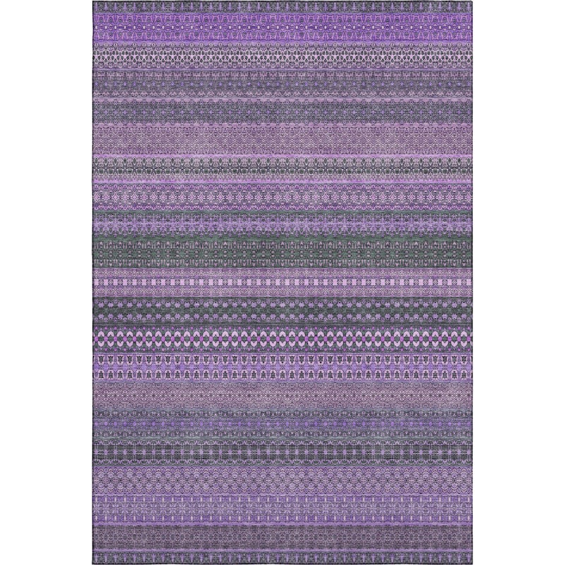 Premium Washable Super Soft Boho Stripes Mayfield Rug