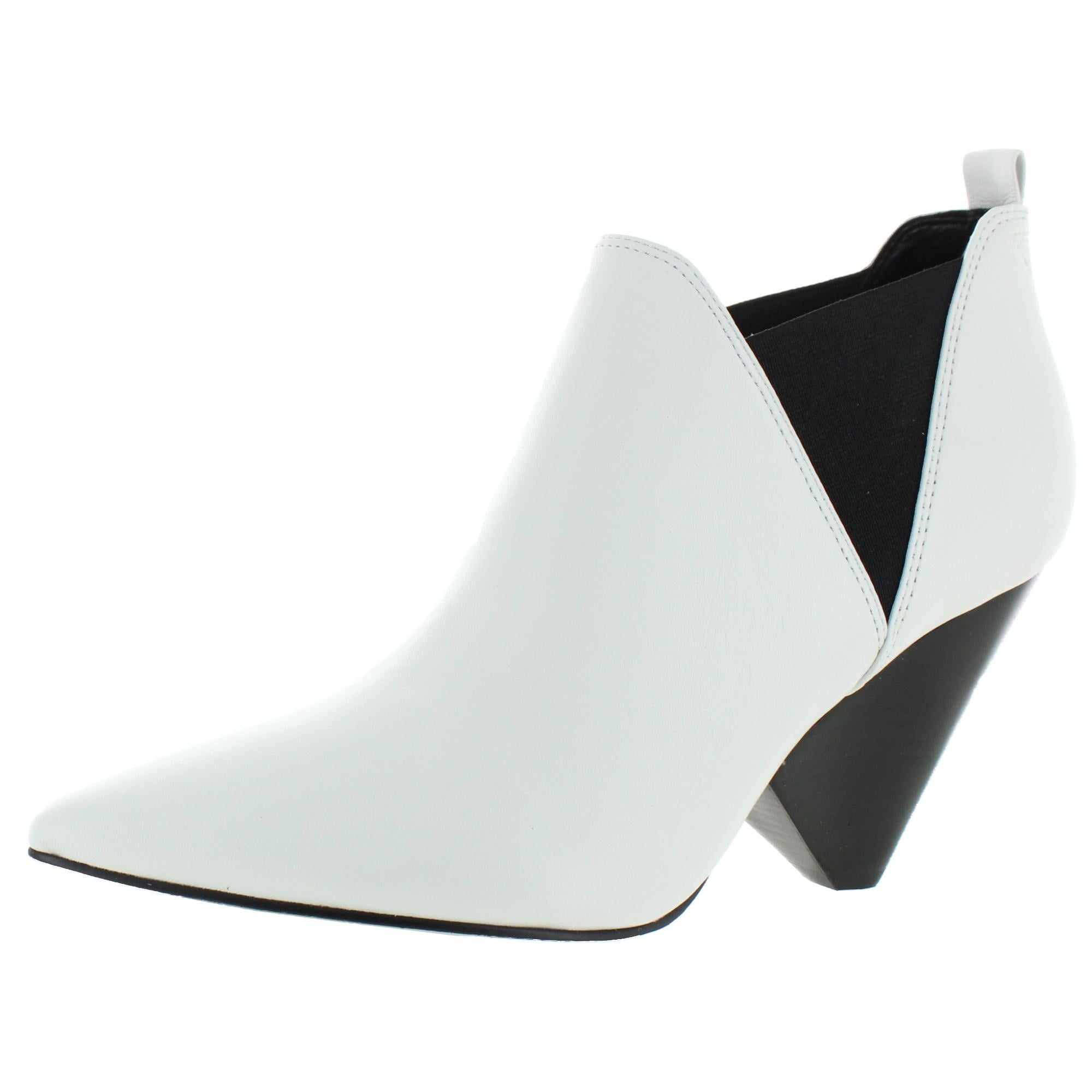 white marc fisher booties