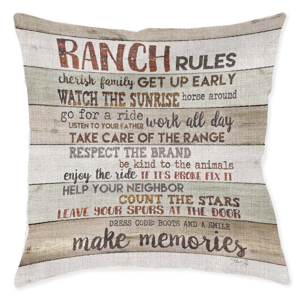 Polyester Rustic Quotes Sayings Throw Pillows Bed Bath Beyond