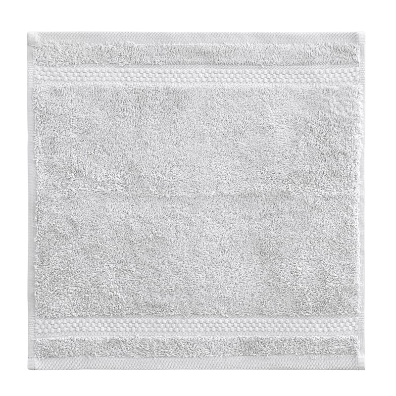 Authentic Hotel and Spa 100% Aeagean Long Staple Turkish Cotton, STARLIGHT Terry Washcloths (Set of 12)