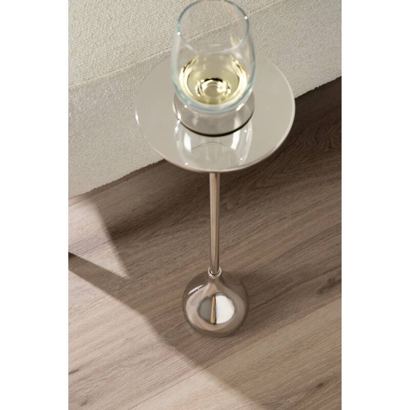 Kate and Laurel Hersi Metal Drink Table