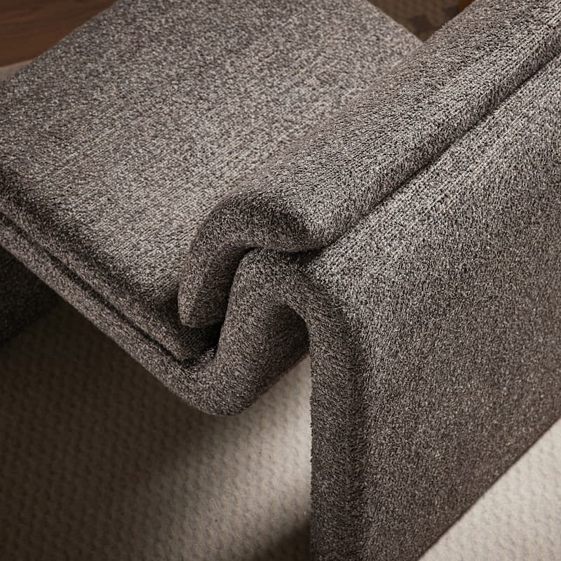 Greer Boucle Fabric Upholstered Accent Armchair